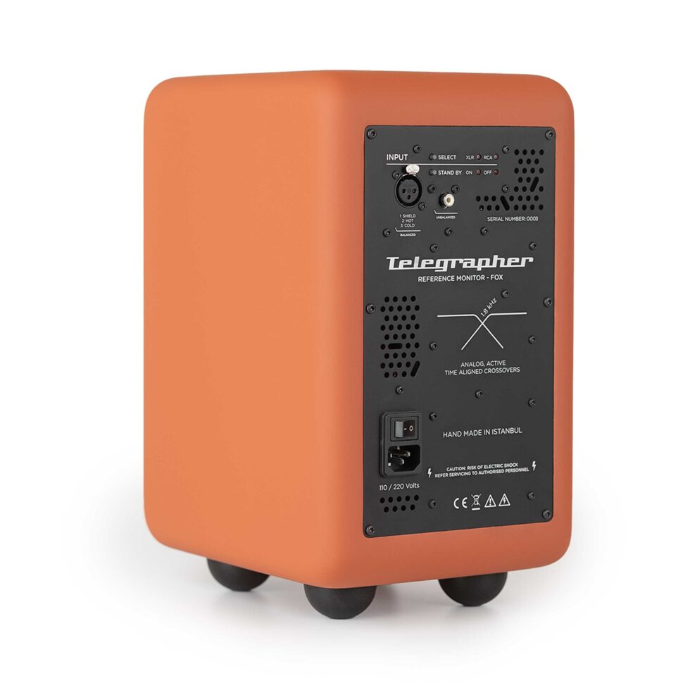 Telegrapher Fox 2-Way Active Nearfield Monitors - Jaipur Orange - Imagen 3