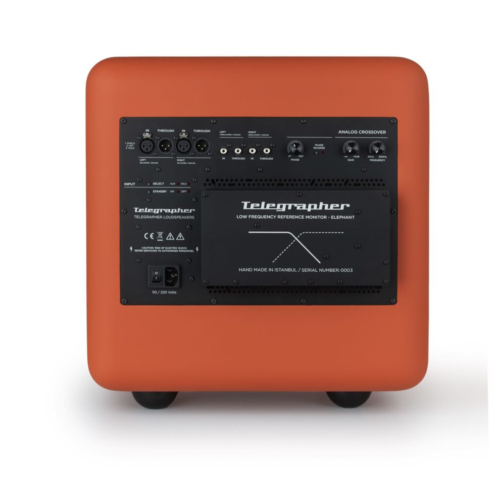 Telegrapher Elephant Active Analog Subwoofer - Jaipur Orange - Imagen 5