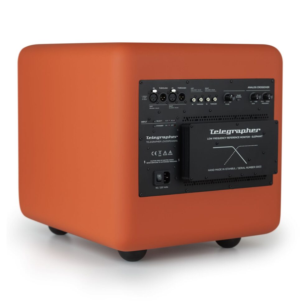 Telegrapher Elephant Active Analog Subwoofer - Jaipur Orange - Imagen 4