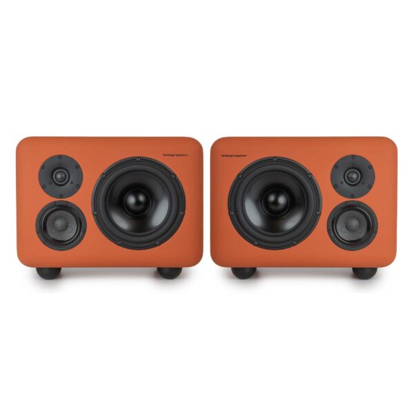 Telegrapher Gorilla Moniteurs analogiques actifs trois voies (Paire) - Jaipur Orange