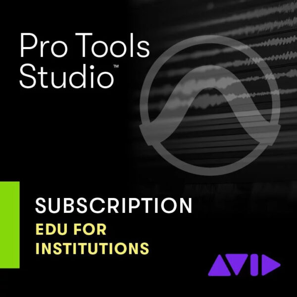 Avid Pro Tools Studio 1-Year Subscription - Edu Pricing (Institution)