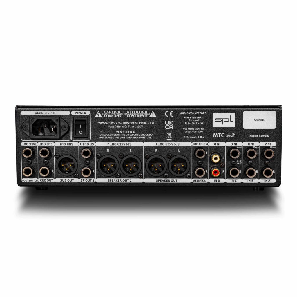 SPL MTC Mk2 Stereo Monitor And Talkback Controller