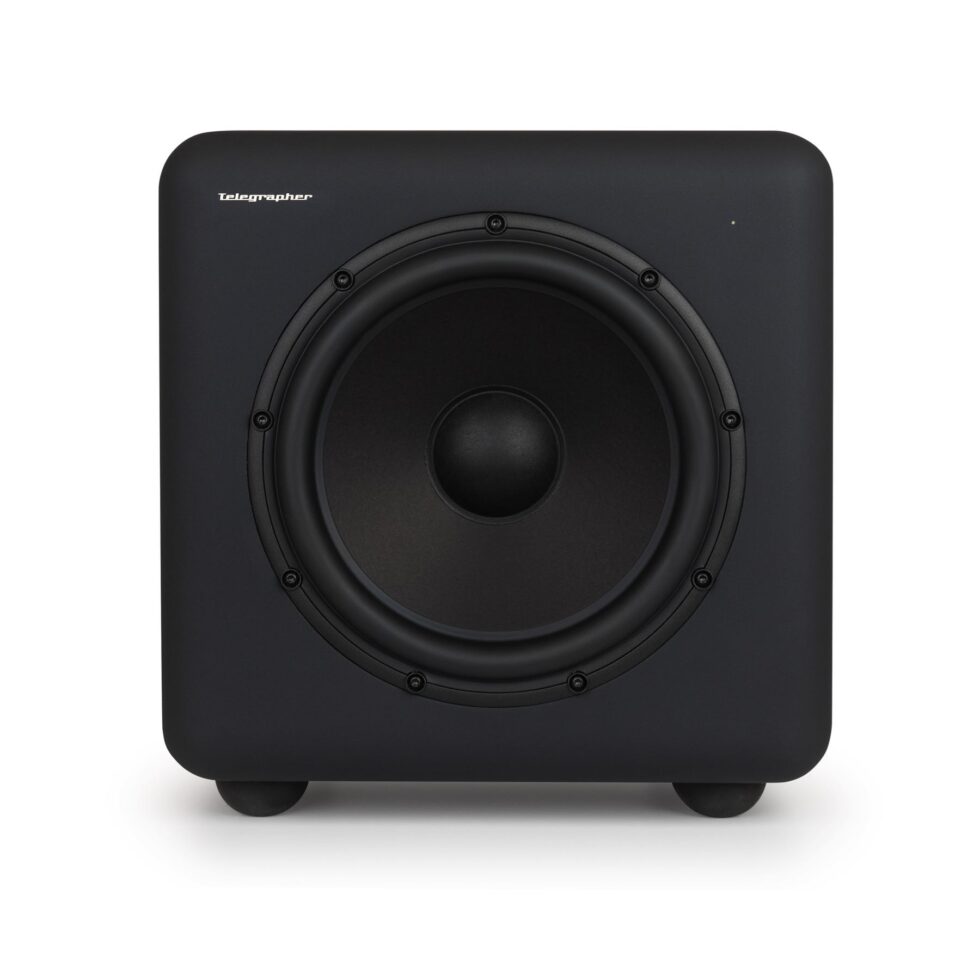 Telegrapher Elephant Active Analog Subwoofer - Crow Black