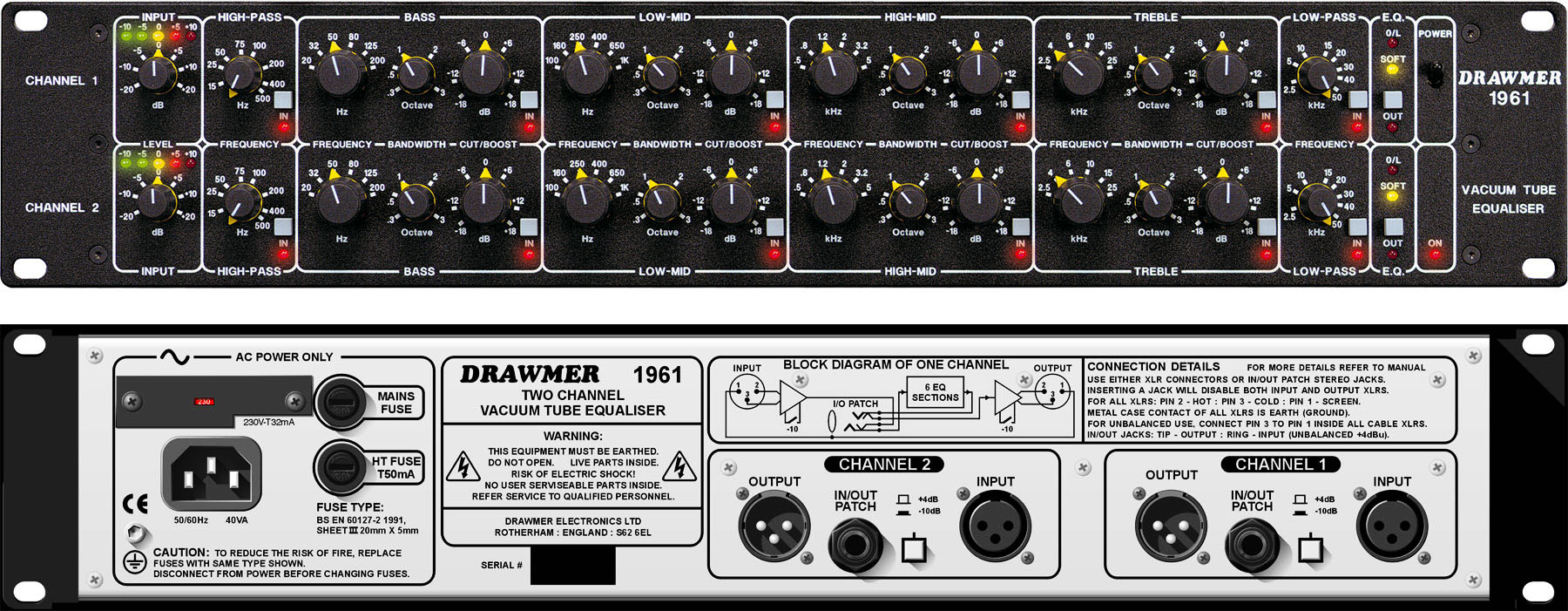 DRAWMER 1961 TUBE EQ楽器・機材