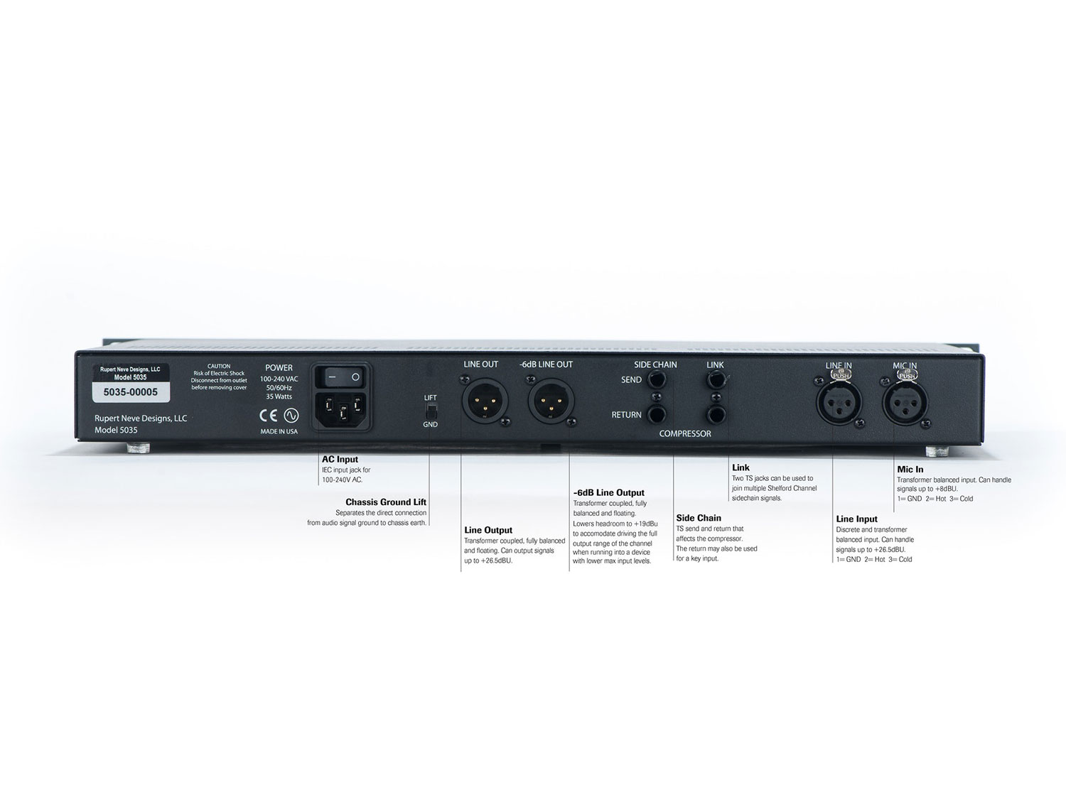 Rupert Neve 5035 Designs Shelford Channel