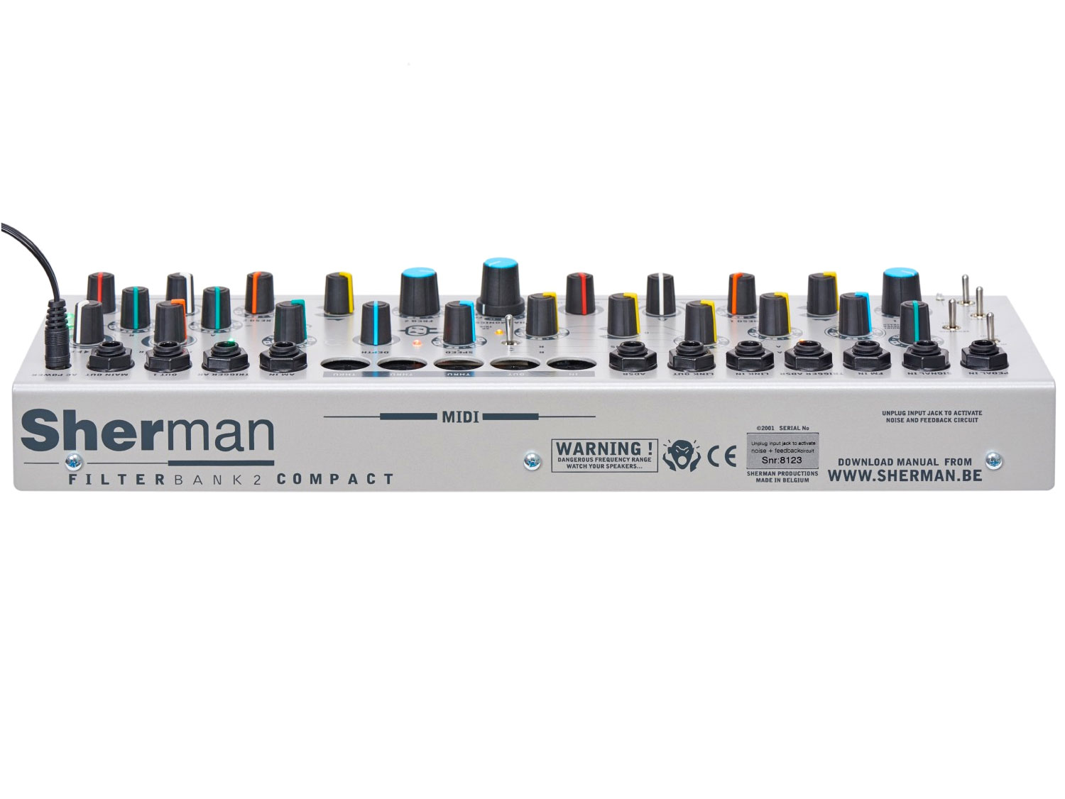 Sherman Filterbank v2 Compact Analogue Filter with MIDI control