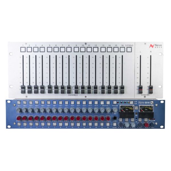 Neve 8816 summing mixer with fader pack