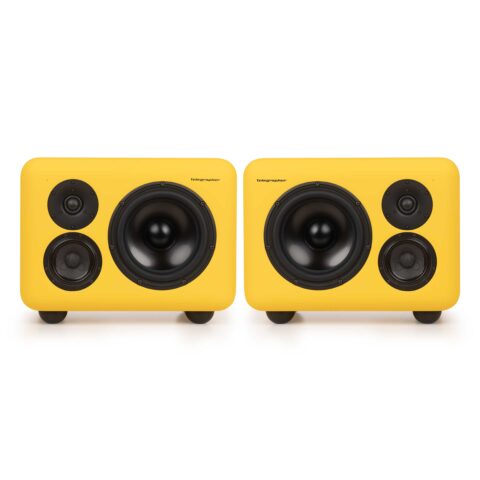 Telegrapher Loudspeakers Gorilla Studio Monitors Menton Yellow