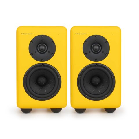 Telegrapher Loudspeakers Fox Studio Monitors Yellow