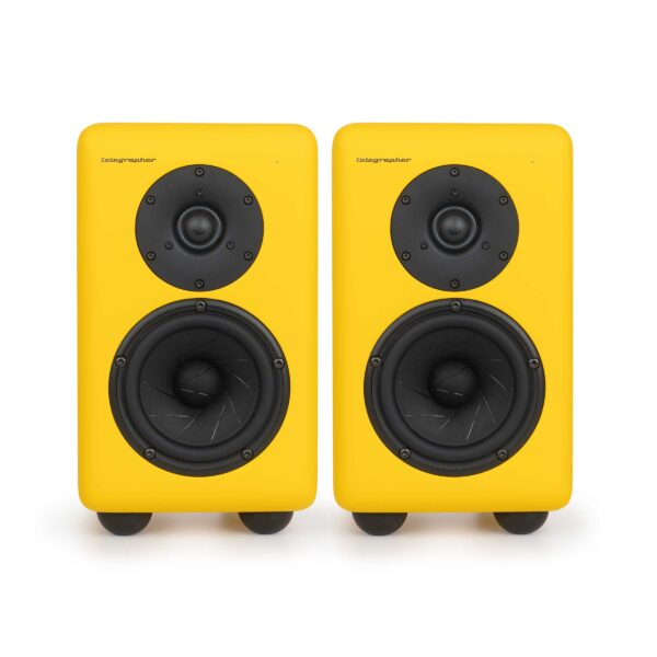 Telegrapher Loudspeakers Fox Studio Monitors Yellow